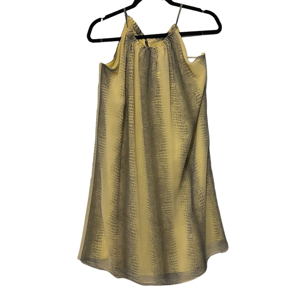Atina CHRISTINA NWT Yellow/Gray Olivia Dress M